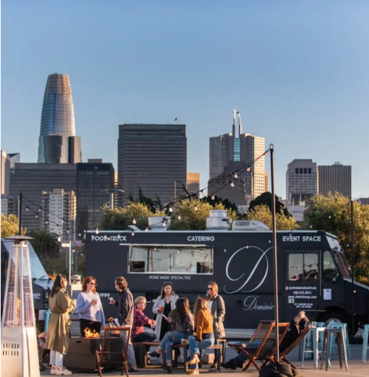 Off the grid catering